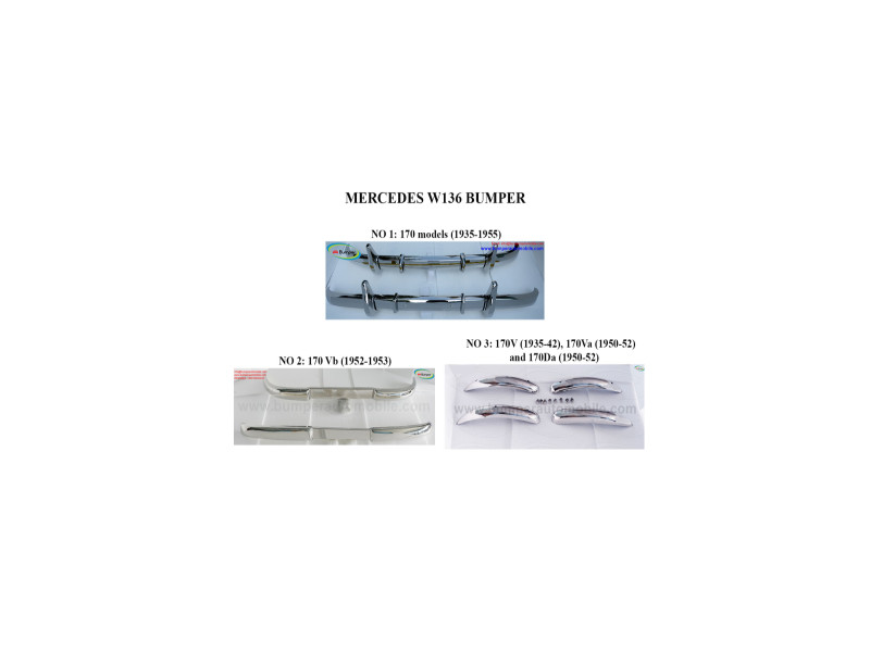 Mercedes W136 model 170S/170Vb/170V 170VA 170DA